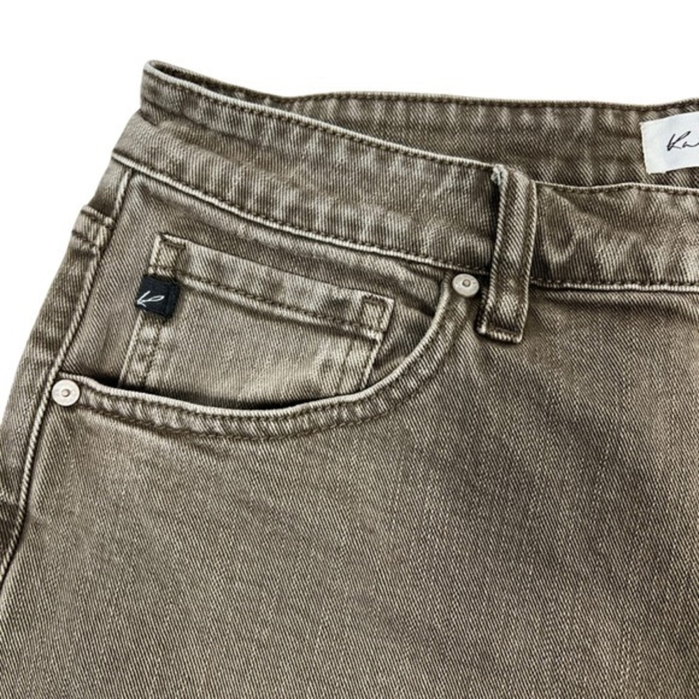 Kancan High-Rise Wide Leg Jeans 29" Brown Stretch Denim Retro 90s Boho Shreya - Picture 9 of 13